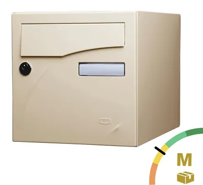 Image de Boite aux lettres Préface 1 porte Ivoire RAL 1015 M - RENZ - 231112