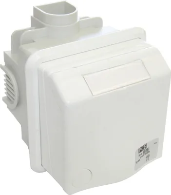 Produktbild von PC ELECTRIC CEE Design Unterputzsteckdose, 16A, 5p, IP44, RAL9016 verkehrsweiß, 1 Stk.
