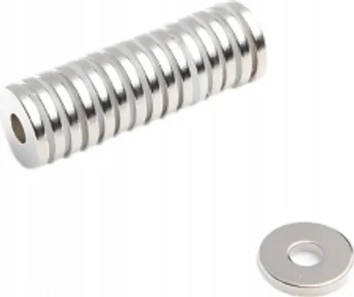 Produktbild von Neodym Magnete Ringmagnet  17x6x2,5 mm N38 1 Stück, Extrem stark, Magnettafeln, Kühlschränke, Whiteboards, DIY