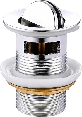 Produktbild von Mexen Klick-Klack-Stöpsel drehbar mit Überlauf, Chrom - 79923-00