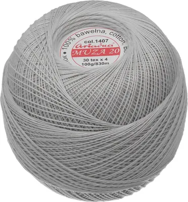 Obrázok produktu pre Pletacia priadza Muza 20 100 g - 1407