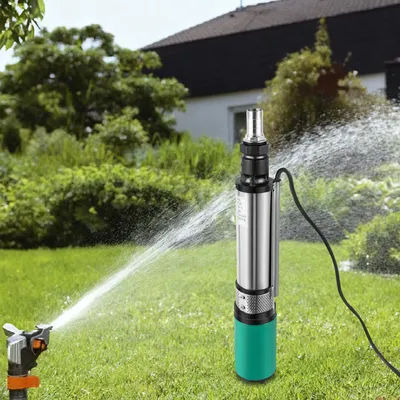 Imagen del producto de Bomba sumergible para pozos profundos - 320W de potencia - Acero inoxidable