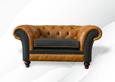 Produktbild von Braun Design Hotel Lounge Club Sessel Polster Stühle Wohnzimmer Moderne Möbel