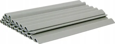 Immagine prodotto di Ekspand | Clip per nastro da recinzione - Bianco - 19 cm - Set da 24 pezzi - Clip per recinzione resistenti alle intemperie