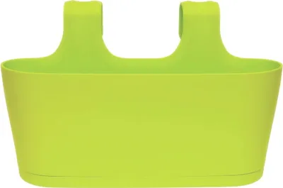 Produktbild von Balkon Blumenkasten oval zum Hängen Grün