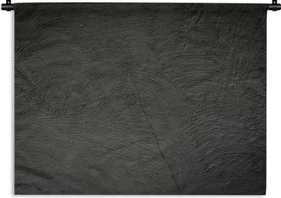 Produktbild von MuchoWow® Wandteppich Wandbehang Konkreter Druck - Industriell - Schwarz 150x112 cm Tapisserie Dekoration Wandtuch - Wanddecke - Wandteppiche