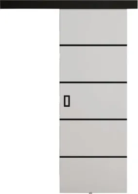 Obrázek produktu pro KIER FURNITURE Moderní posuvné dveře Plus 60 - Univerzální - Bílá 66x205x1,6 cm
