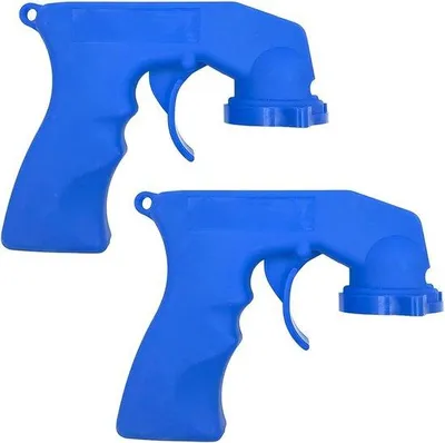 Immagine prodotto di Impugnatura universale per bombolette spray per auto con morsetto blu