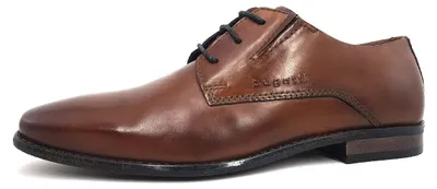 Image de Bugatti Armo Comfort : Chaussures de ville pour hommes, élégantes chaussures à lacets marron