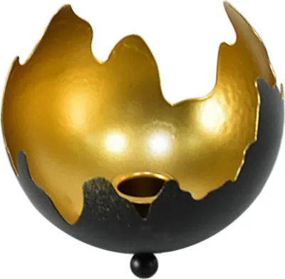 Produktbild von Kerzenhalter Schwarz/Gold Verena