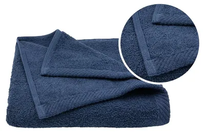 Produktbild von Handtuch - Badetuch - 70x140cm - 500 g/m² - Gästehandtuch - Marineblau