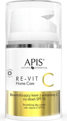 Productafbeelding van Apis - Re-Vitamin C Thuisverzorging - Revitaliserende dagcrème voor het gezicht met vitamine C, SPF 15, 50 ml