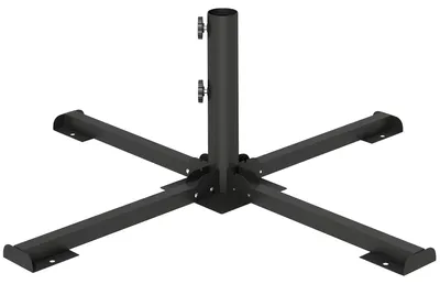 Obrázek produktu pro Skládací stojan na deštníky, vhodný pro tyče o průměru 38/48 mm, tmavě šedý