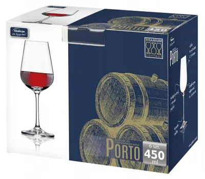 Image de Bohemia Porto Verres à vin rouge 450 ml