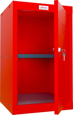 Productafbeelding van Phoenix CL0644RRK, Phoenix kubuskluisschacht CL0644, sleutelslot, rood
