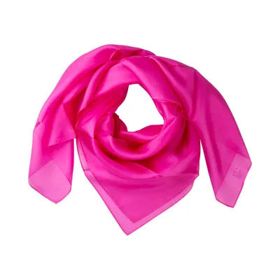 Produktbild von Seidentuch Halstuch Tuch pink rosa Seide 90x90cm