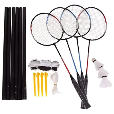 Produktbild von Badminton Set & Netz 4 Spieler