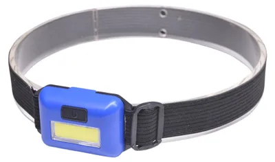 Produktbild von Solight LED-Stirnlampe, 3 W COB, blau, 3x AAA WH26
