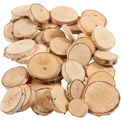 Produktbild von Creativ Company Holzscheiben Mix - Bastelmaterial Dekoration 600g