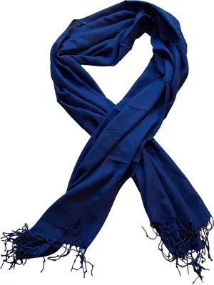 Produktbild von Hochwertiger Damenschal, Sommerschal, langer Schal - Blau
