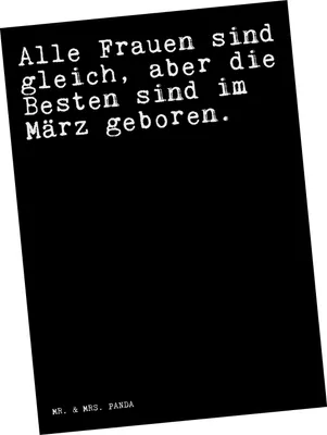 Produktbild von Mr. & Mrs. Panda Postkarte Alle Frauen sind gleich,... - Schwarz - Geschenk, Sprüche, Geburtstagsgeschenk, Ansichtskarten, einzelkarte, März, Grußkarte, Ansichtskarte