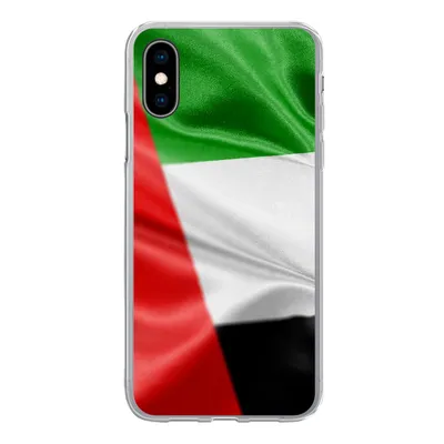 Produktbild von MuchoWow® Handyhülle Schutzhülle Hülle für iPhone X Die Flagge der Vereinigten Arabischen Emirate Silikon Softcase Handy Hülle - Handyhülle