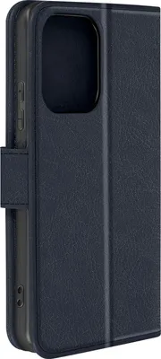 Image de Avizar, étui en similicuir avec fonction support pour Xiaomi Redmi Note 13 4G, bleu nuit