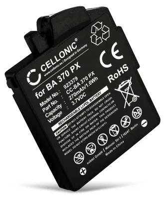 Immagine prodotto di CELLONIC Batteria per Headset / Auricolare / Cuffie Compatibile con Sennheiser MM 400, MM 450 X, MM 400 X, BA370 – (270mAh, 3.7V)