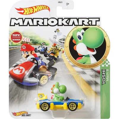 Immagine prodotto di Hot Wheels Mario Kart Die Cast: Yoshi Mach 8