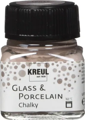 Immagine prodotto di KREUL 16642 KREUL Colore per vetro e porcellana Gessato, Mild Mocca