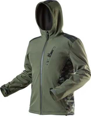 Produktbild von NEO TOOLS Softshell Jacket - Winddichte Jacke – Wasserdichte Softshell mit Kapuze - Gr. M