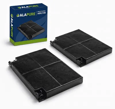 Image de Filtre à charbon actif Alapure HFK140 compatible avec les modèles MCFE05 / 9029800498 / KF9188065385 / 640550 / 9029793552