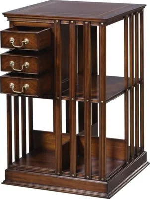 Produktbild von Casa Padrino Luxus Mahagoni Bücherschrank Braun 49 x 49 x H. 80 cm - Luxus Kollektion