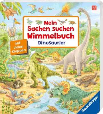 Obrázek produktu pro Mein Sachen suchen Wimmelbuch: Dinosaurier