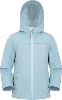 Immagine prodotto di Mountain Warehouse - Giacca softshell per bambini MW2454 (116) (blu pallido)