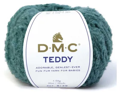 Image de Fil DMC Teddy - 100 % polyamide, doux et volumineux (couleur 317)