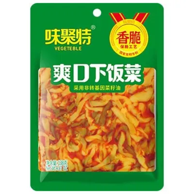 Produktbild von Weijute Eingelegtes Senfgemüse mit Spargelbohnen 138g