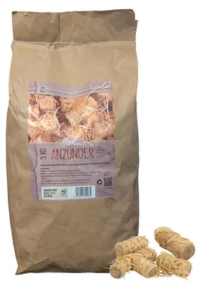 Obrázok produktu pre com-four® 3 kg kvalitnej drevenej vaty – ekologické podpaľovače do krbu, Obrázok generovaný UI