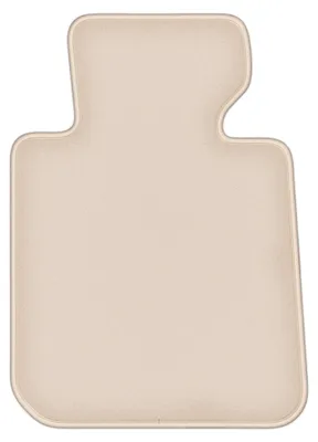 Produktbild von DURBAN Beige Velours-Fahrerfußmatte für BMW 1 E81 Schrägheck (2004-2011)