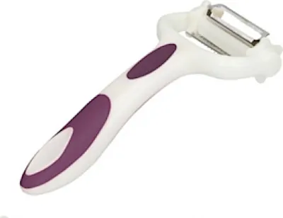 Image de éplucheur 3 en 1 fonction 15 cm blanc/violet