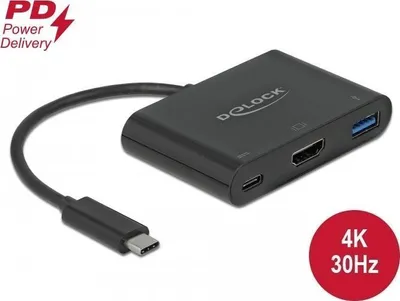 Image de DELOCK USB Type-C Adapter > HDMI 4K 30Hz USB Type-A/C PD