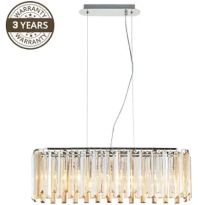 Productafbeelding van Hanglamp Drops 20031P, 5x40W, fitting E14