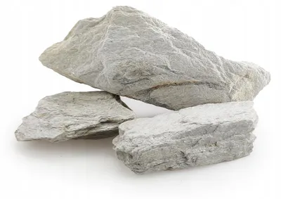 Produktbild von Aquarium Deko Steine Quarz Silber, natürlich, 1 kg