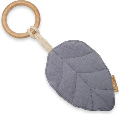 Produktbild von New Baby Leaf Beißring für Baby New Baby Leaf grau
