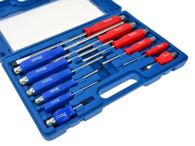 Obrázek produktu pro GEKO Sada úderových šroubováků 12ks, CrV G30585