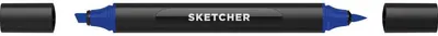 Produktbild von Molotow Twinmarker Sketcher brush+chisel B 270 ultramarinblau