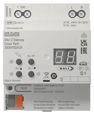 Immagine prodotto di JUNG DALI-Gateway 300641SDA2R KNX Colore 1fach (300641SDA2R)