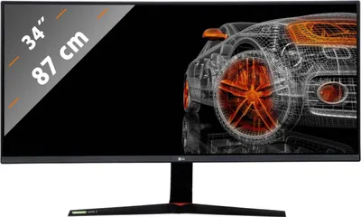 Produktbild von LG FHD Monitore 86,4cm (34 Zoll) 34GL750-B, 2560x1080 Pixel, UltraWide, Farbe: Schwarz/Rot