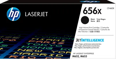 Produktbild von HP 656X Schwarz Original LaserJet Tonerkartusche mit hoher Reichweite, 27000 Seiten, Schwarz, 1 Stück(e)