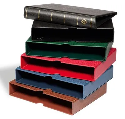Produktbild von LEUCHTTURM Schutzkassette für Albenbinder, rot Rot